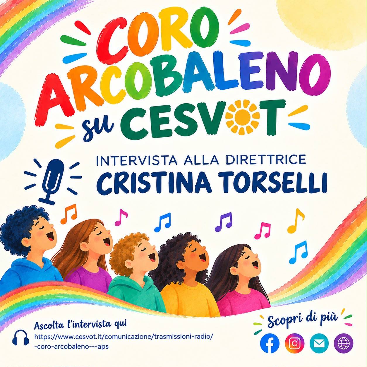 Coro Arcobaleno su Cesvot: intervista alla direttrice Cristina Torselli